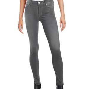 Hudson Barbara High Waist Rise Grey Skinny